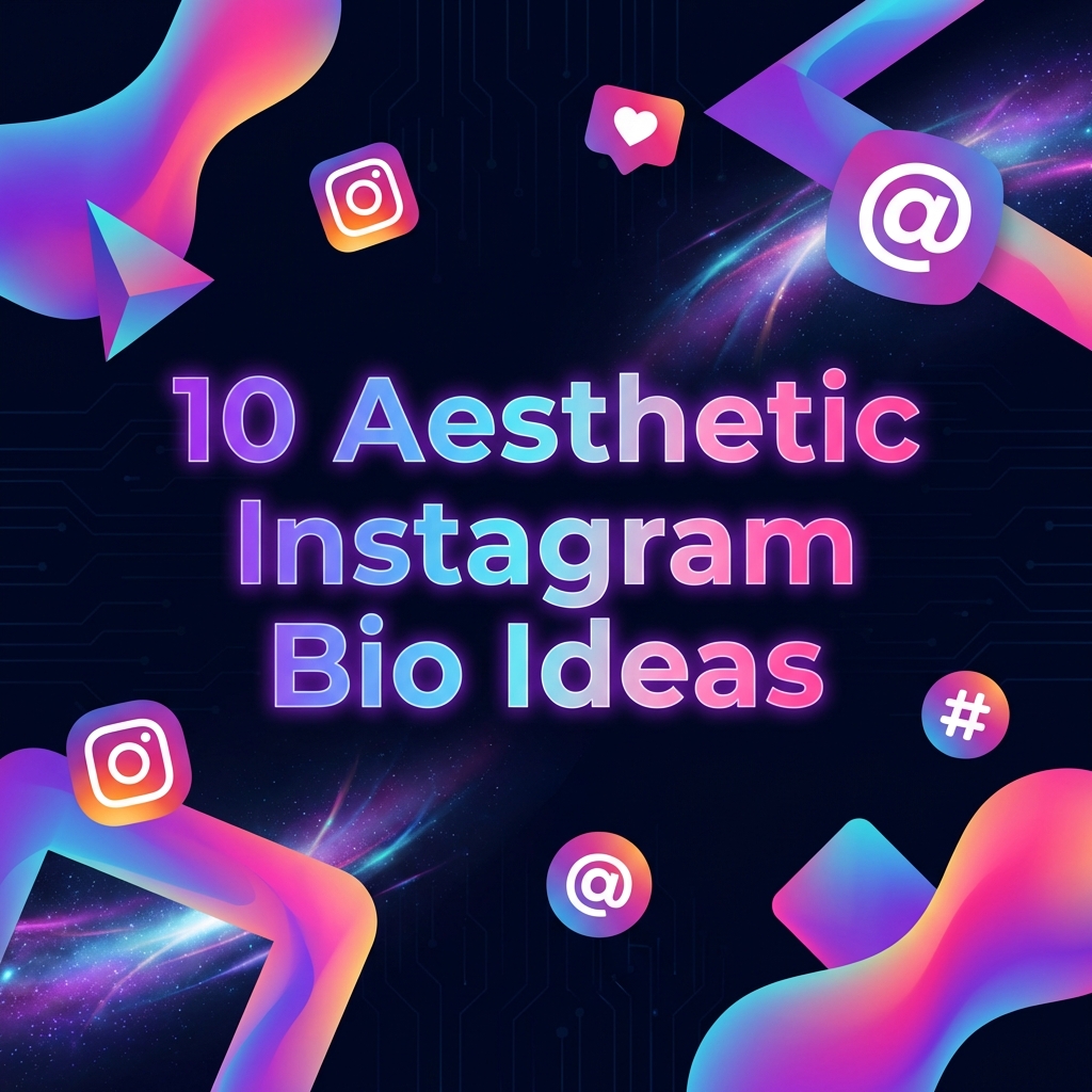 10 Aesthetic Instagram Bio Ideas & How to Create Them (2025 Guide)