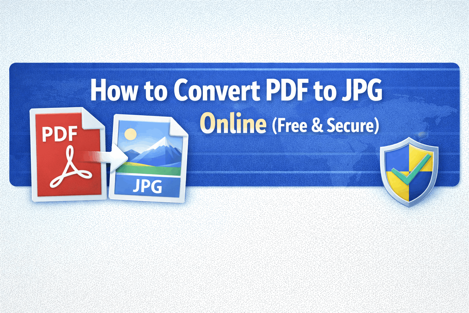 How to Convert PDF to JPG Online (Free & Secure)